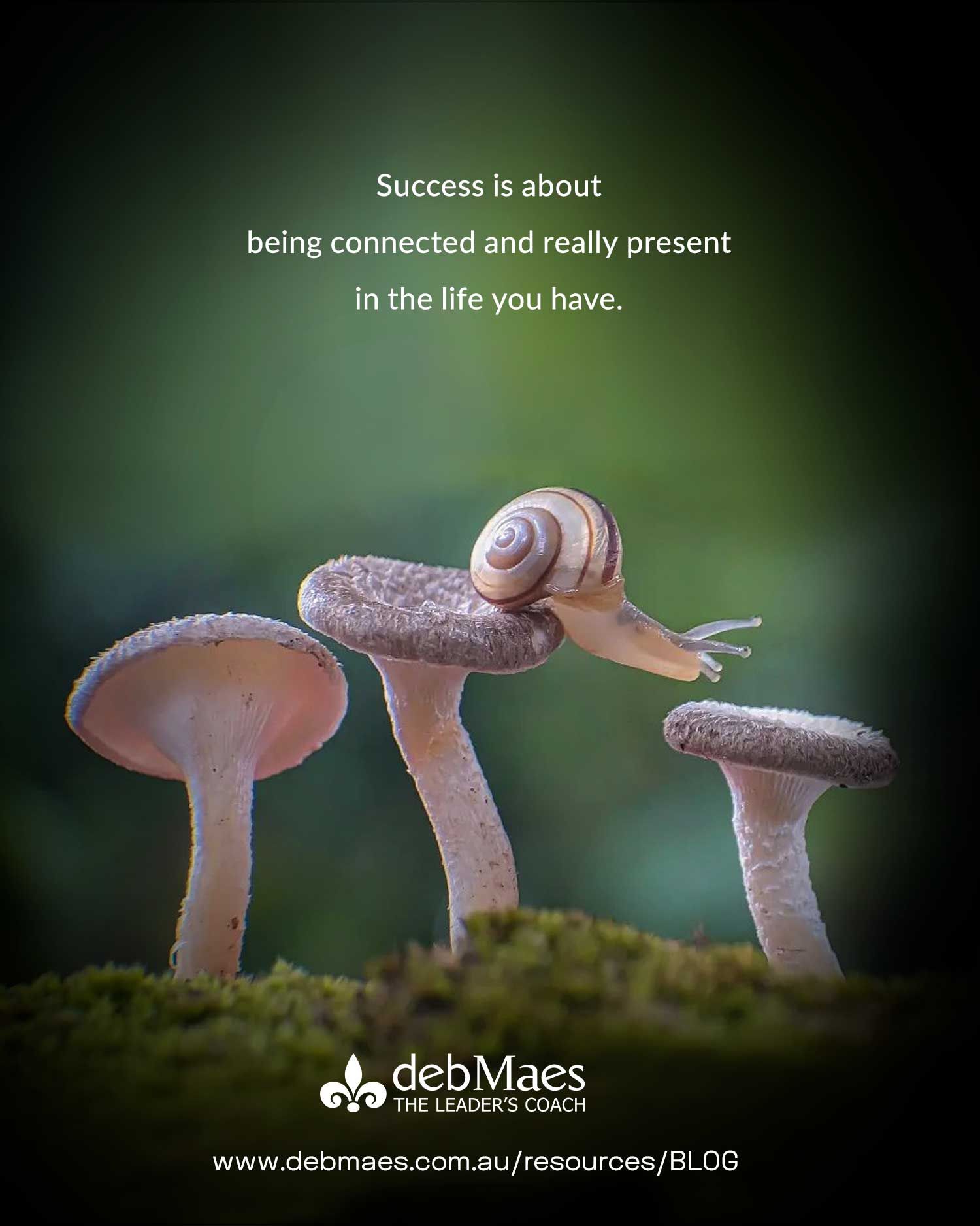 success is be present blog
